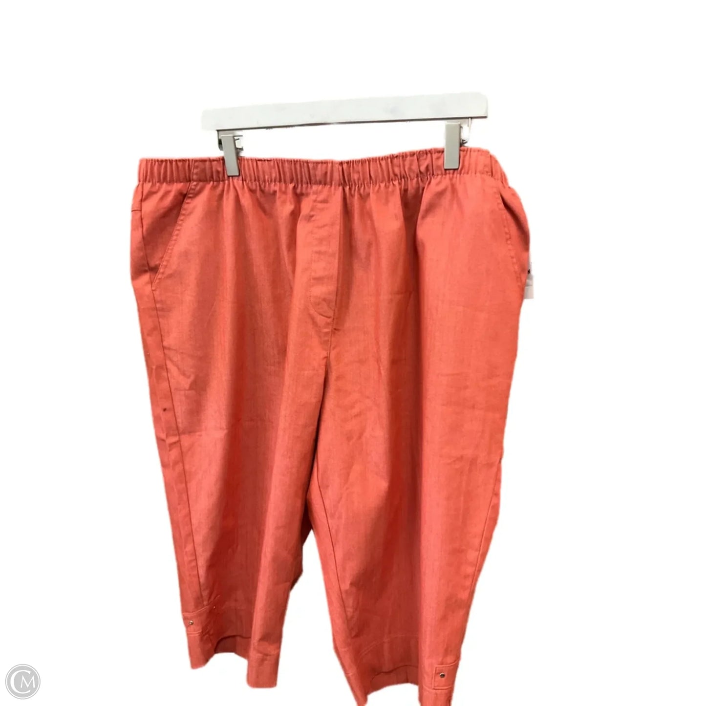 Capris By Clothes Mentor In Orange, Size: 20