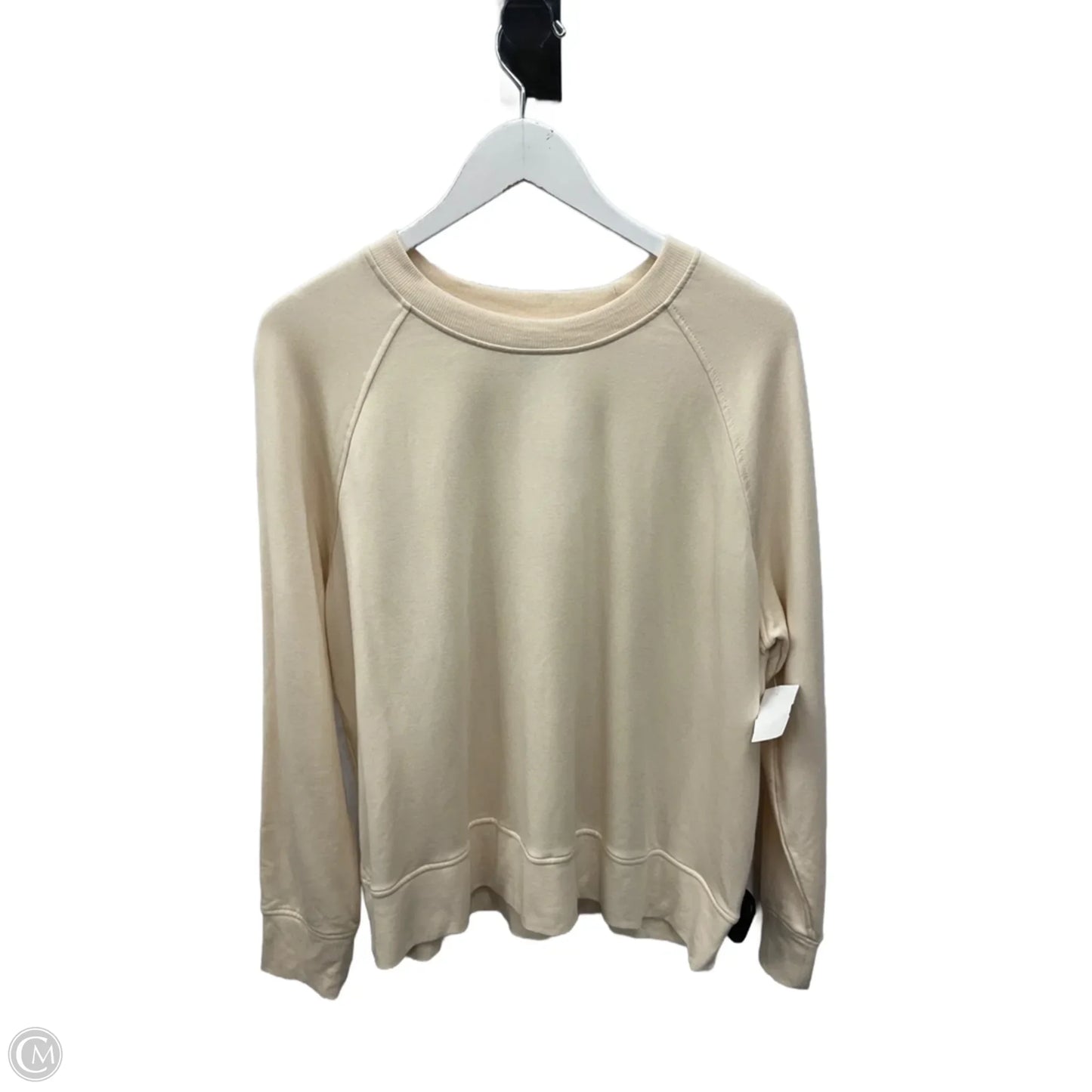 Top Long Sleeve By A New Day In Cream, Size: Xxl