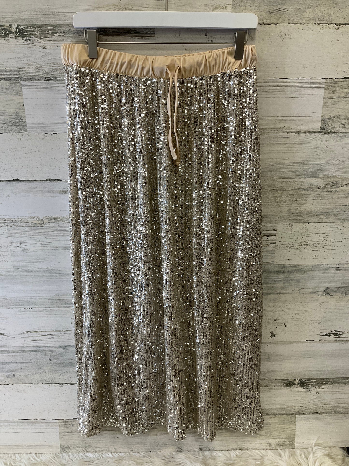 Skirt Maxi By Ophelia Roe In Gold, Size: M