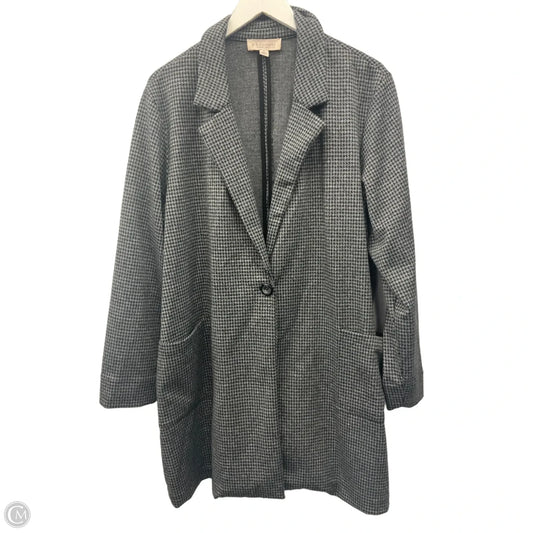 Coat Other By Philosophy In Black & Grey, Size: 2x