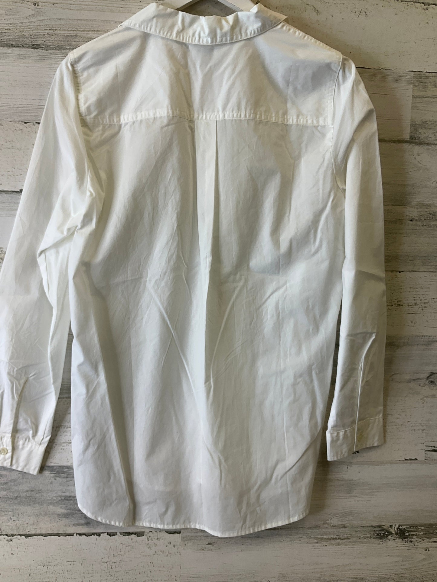 Top Long Sleeve By J. Crew In White, Size: M