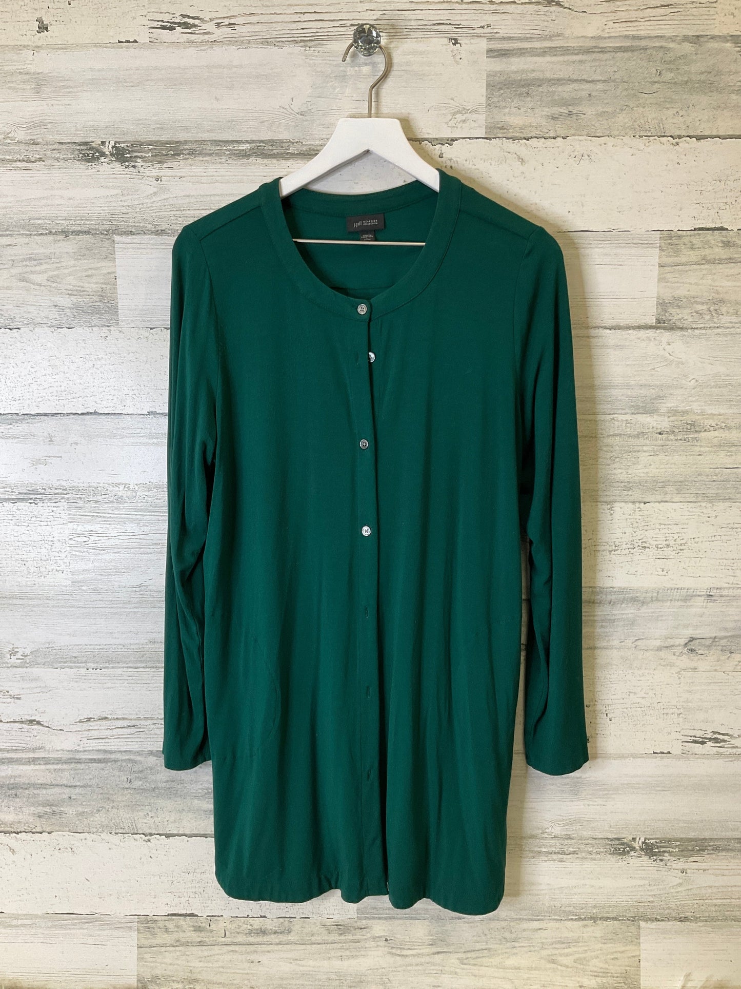 Cardigan By J. Jill In Green, Size: L