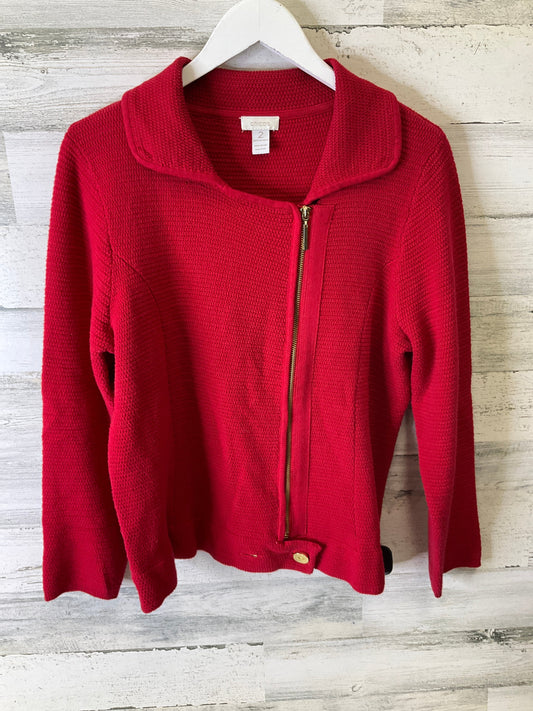 Jacket Other By Chicos In Red, Size: L