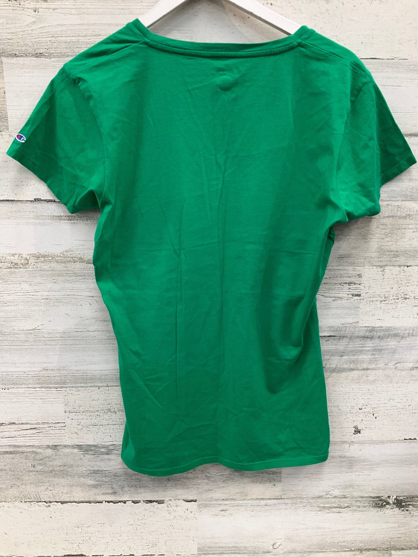 Top Short Sleeve By Champion In Green, Size: Xl