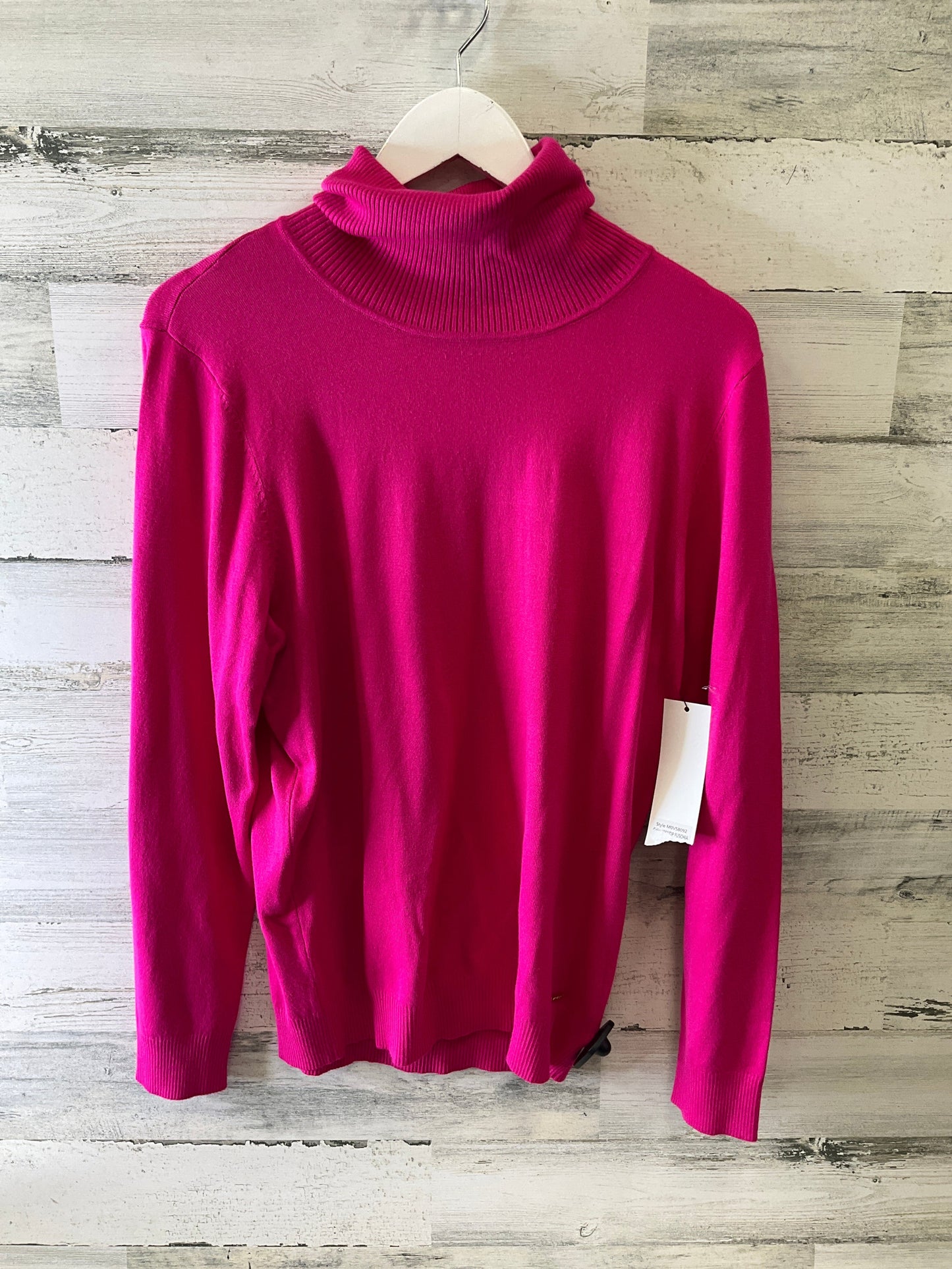 Sweater By Calvin Klein In Pink, Size: L