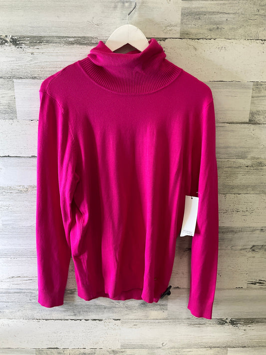 Sweater By Calvin Klein In Pink, Size: L