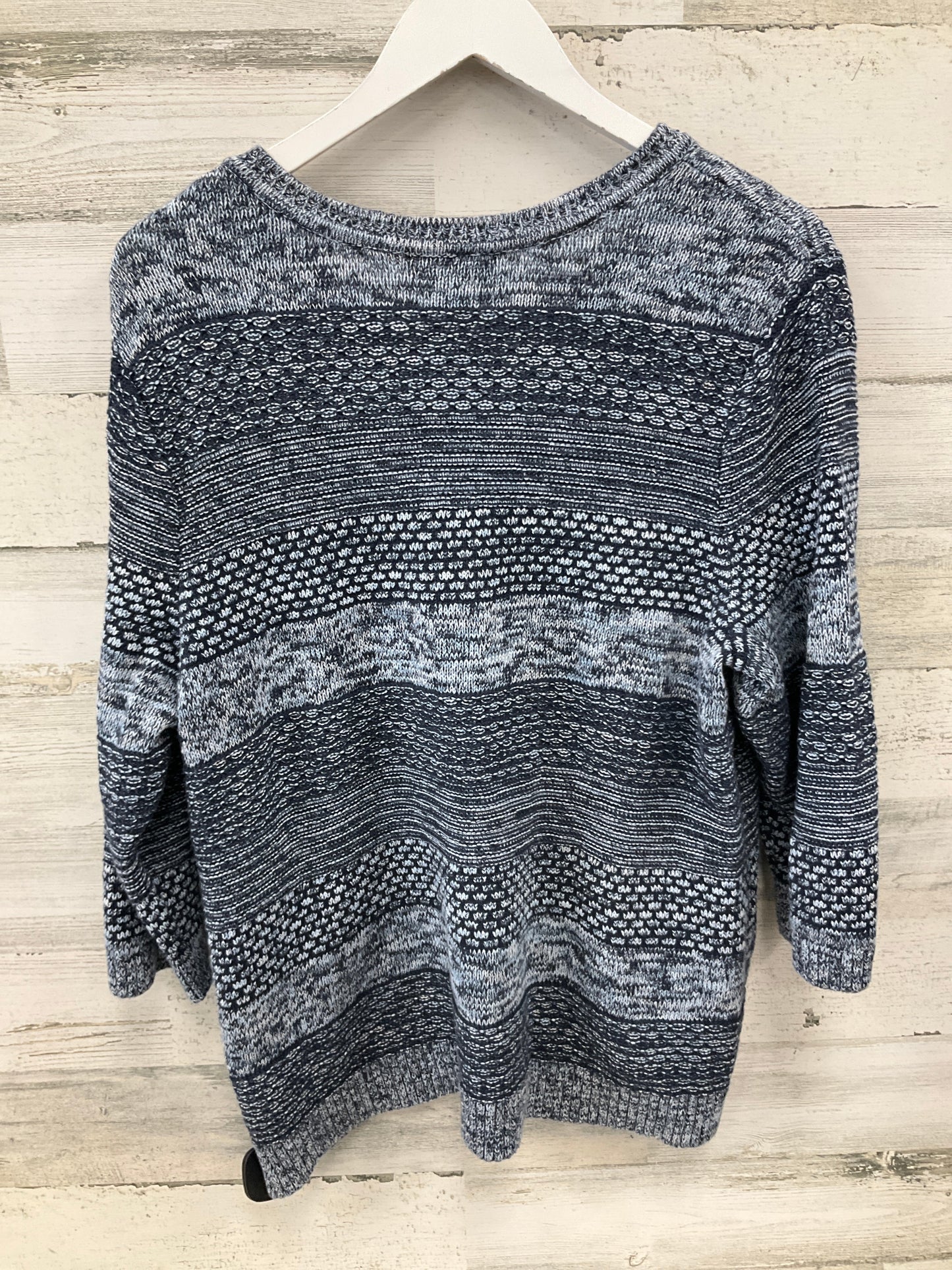 Sweater By Cj Banks In Blue, Size: 1x