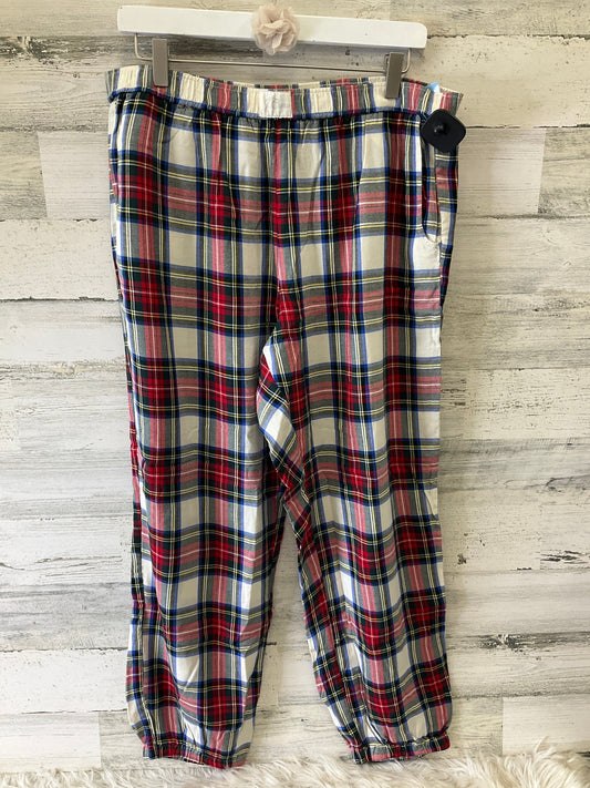 Pajama Pants By J. Crew In Red, Size: L