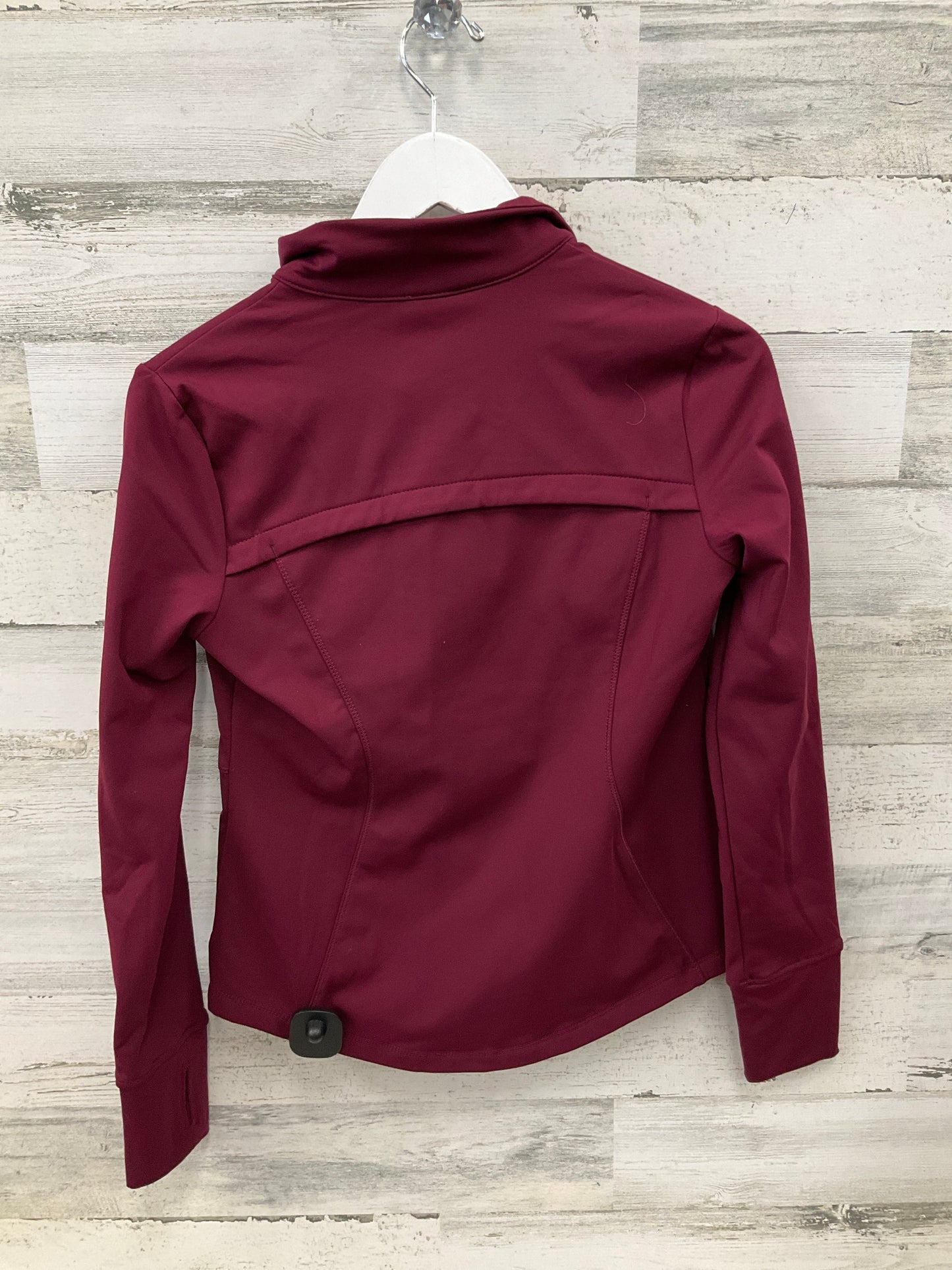 Athletic Jacket By Members Mark In Maroon, Size: S