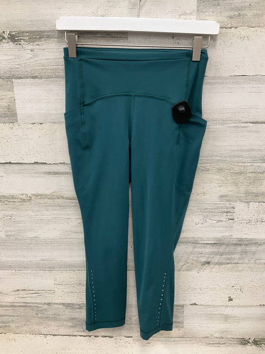 Athletic Leggings By Lululemon In Green, Size: 4