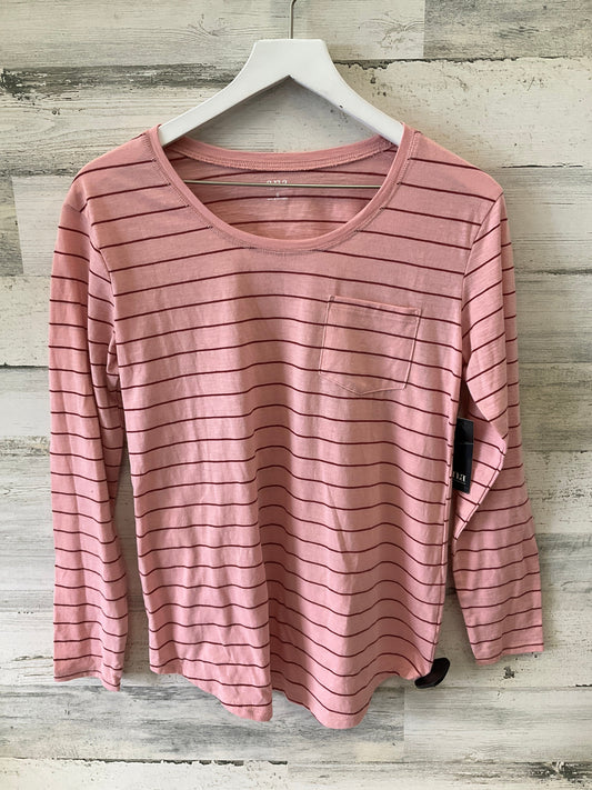 Top Long Sleeve By Ana In Pink, Size: S
