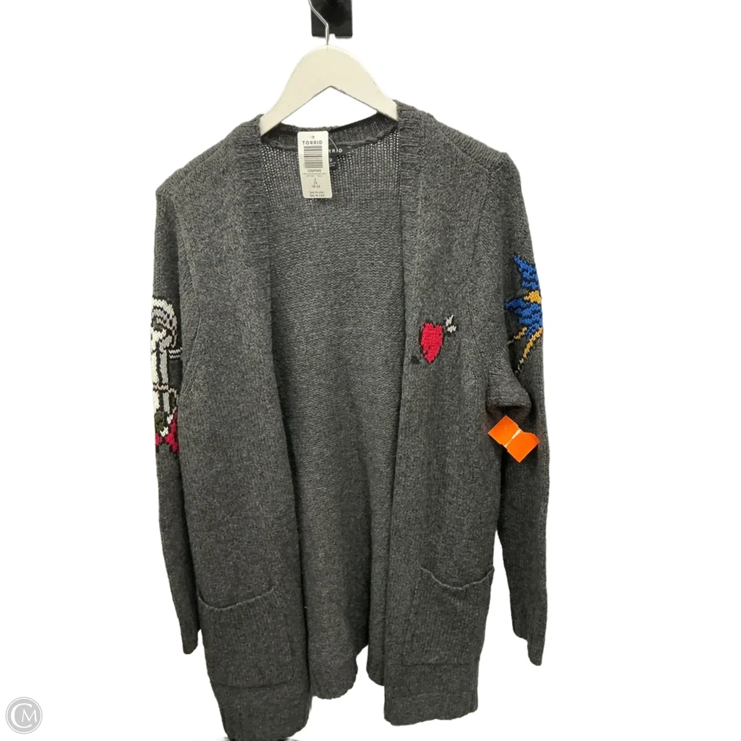 Cardigan By Torrid In Grey, Size: 2x
