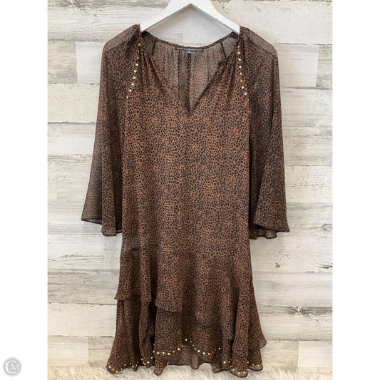 Dress Casual Short By White House Black Market In Animal Print, Size: Xs