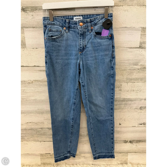 Jeans Straight By Sonoma In Blue, Size: 4