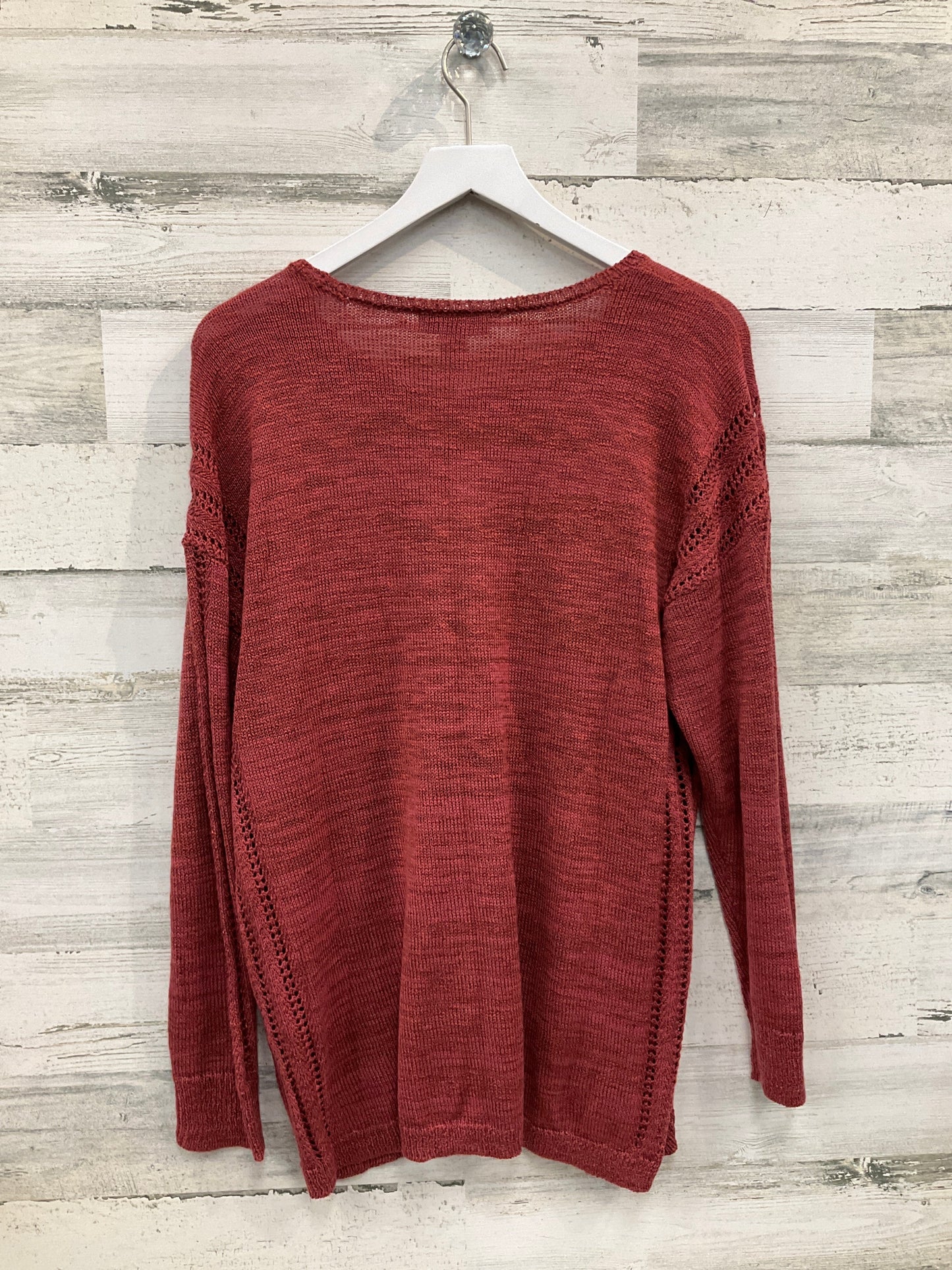 Sweater By Cj Banks In Red, Size: 1x