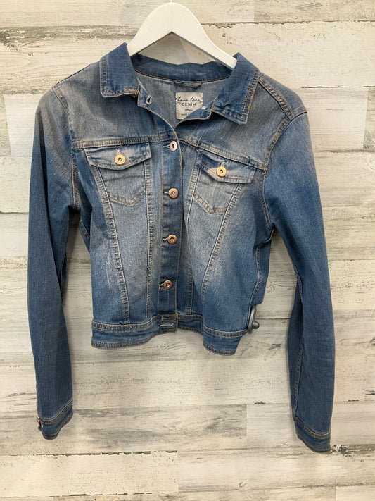 Jacket Denim By Love Tree In Denim, Size: S