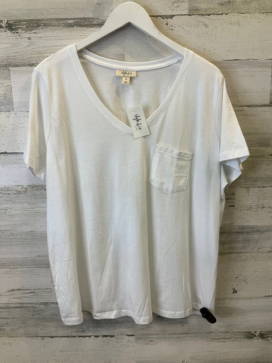 Top Short Sleeve By Style And Company  Size: 2x