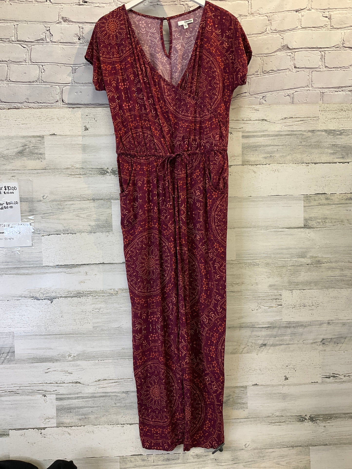 Jumpsuit By Sonoma In Purple, Size: S