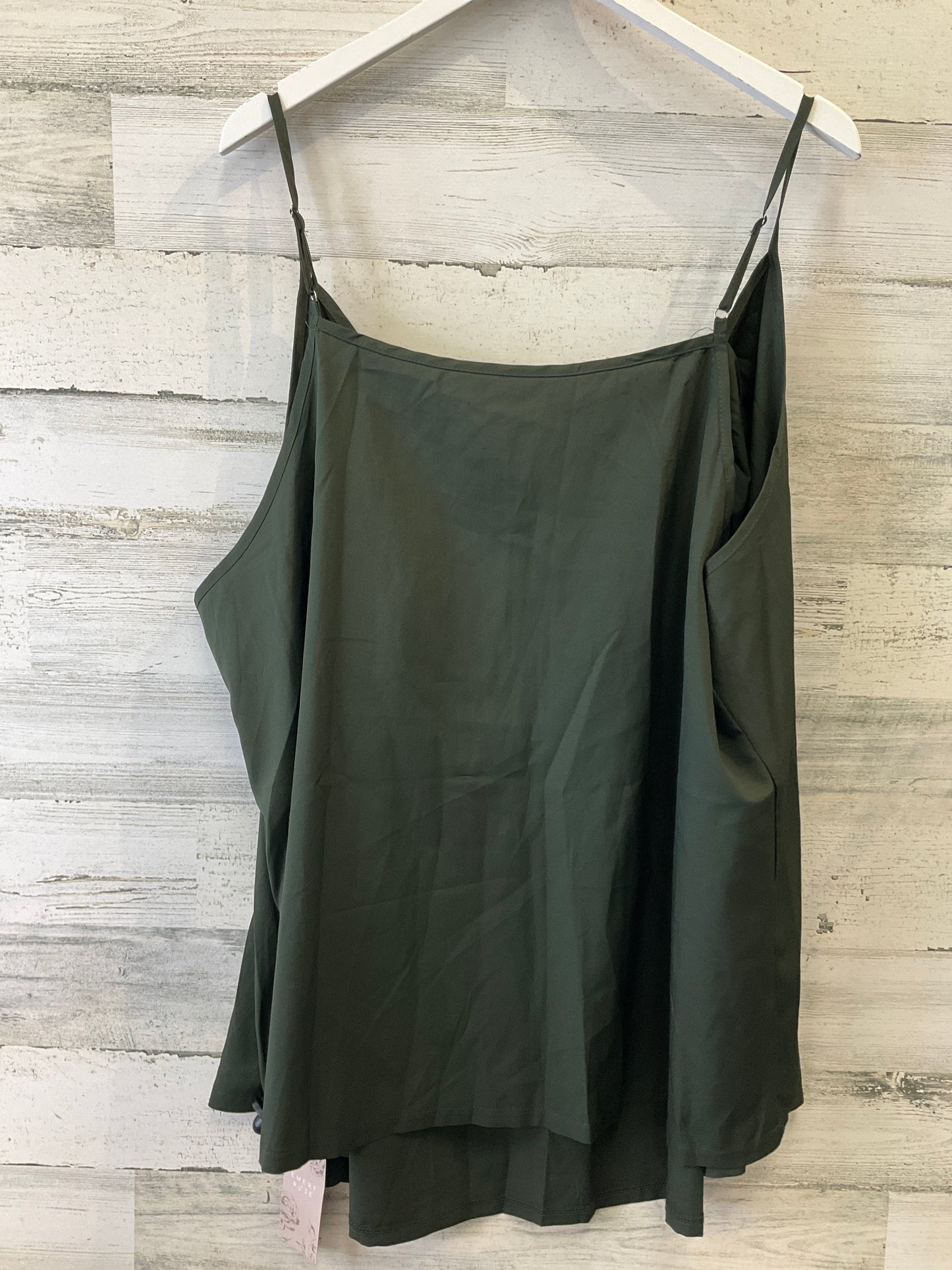 Green Top Sleeveless Clothes Mentor, Size 4x