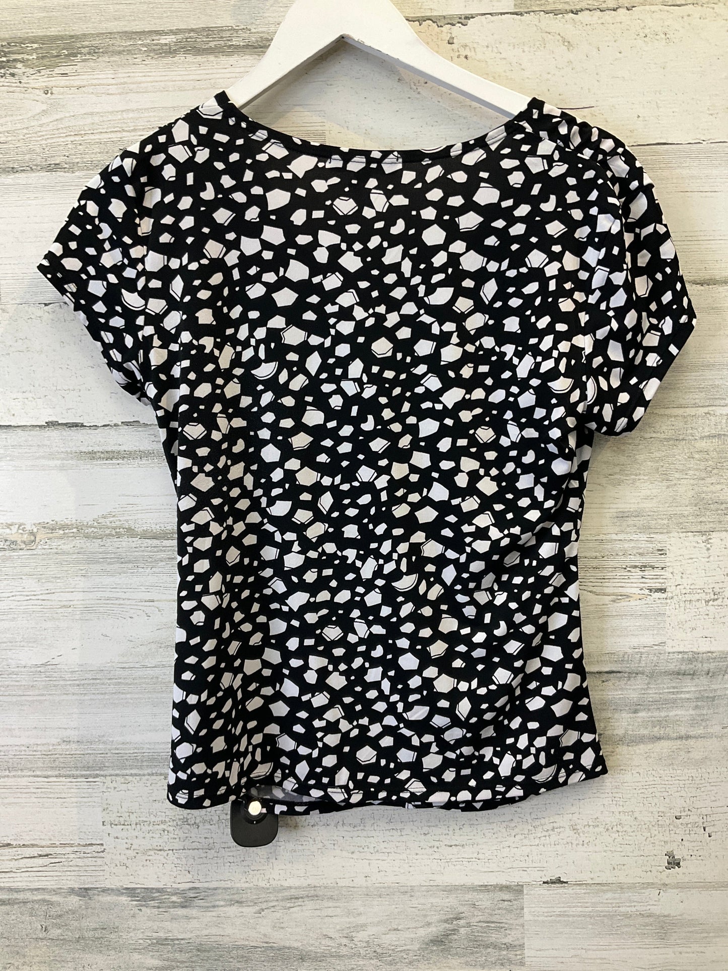 Black & White Top Short Sleeve Elementz, Size Petite   S