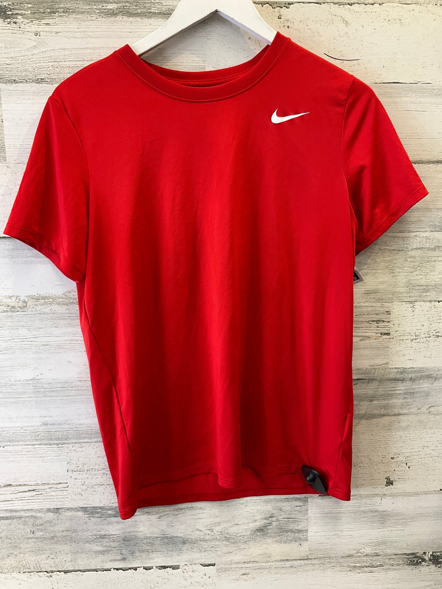 Orange Athletic Top Short Sleeve Nike Apparel, Size M