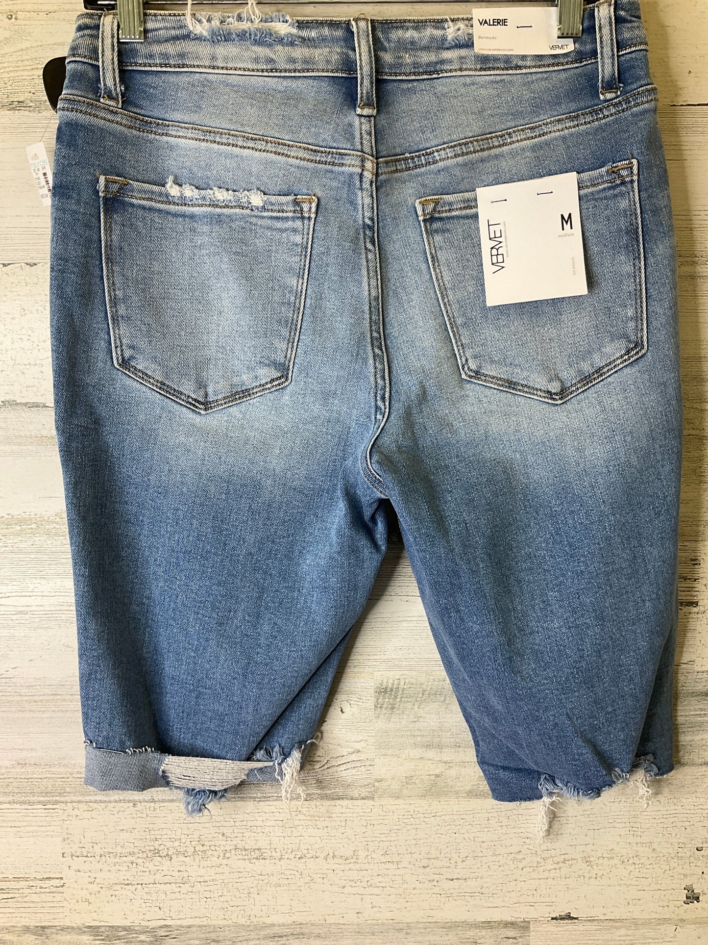 Blue Denim Shorts Vervet, Size 8