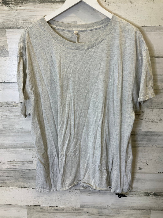 Grey Athletic Top Short Sleeve Lululemon, Size 18