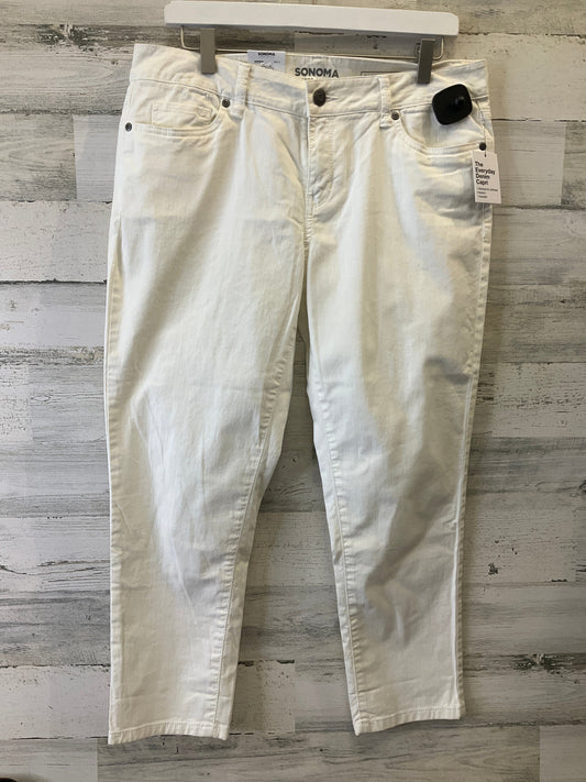 White Capris Sonoma, Size 12