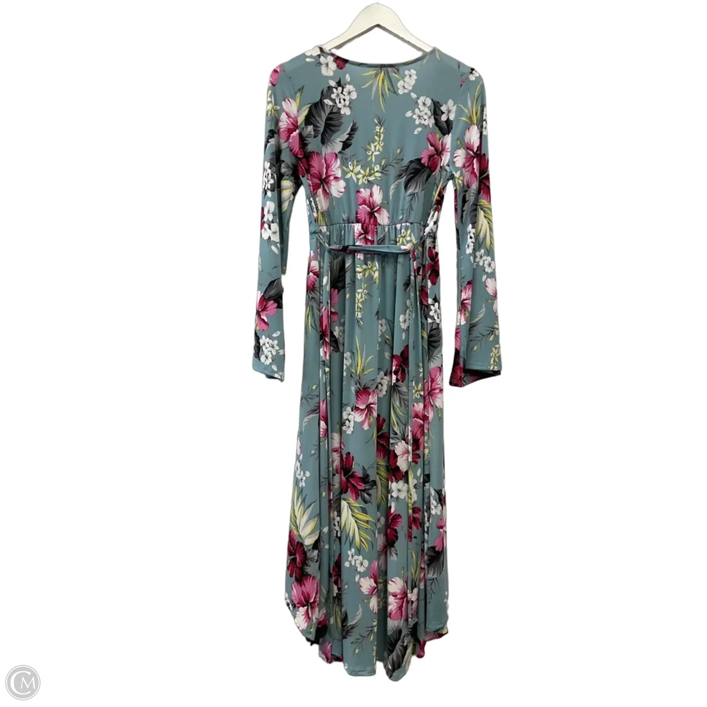 Dress Casual Maxi By Pink Blush In Blue, Size: L