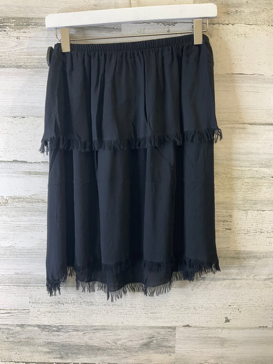 Black Skirt Midi Chaser, Size 8