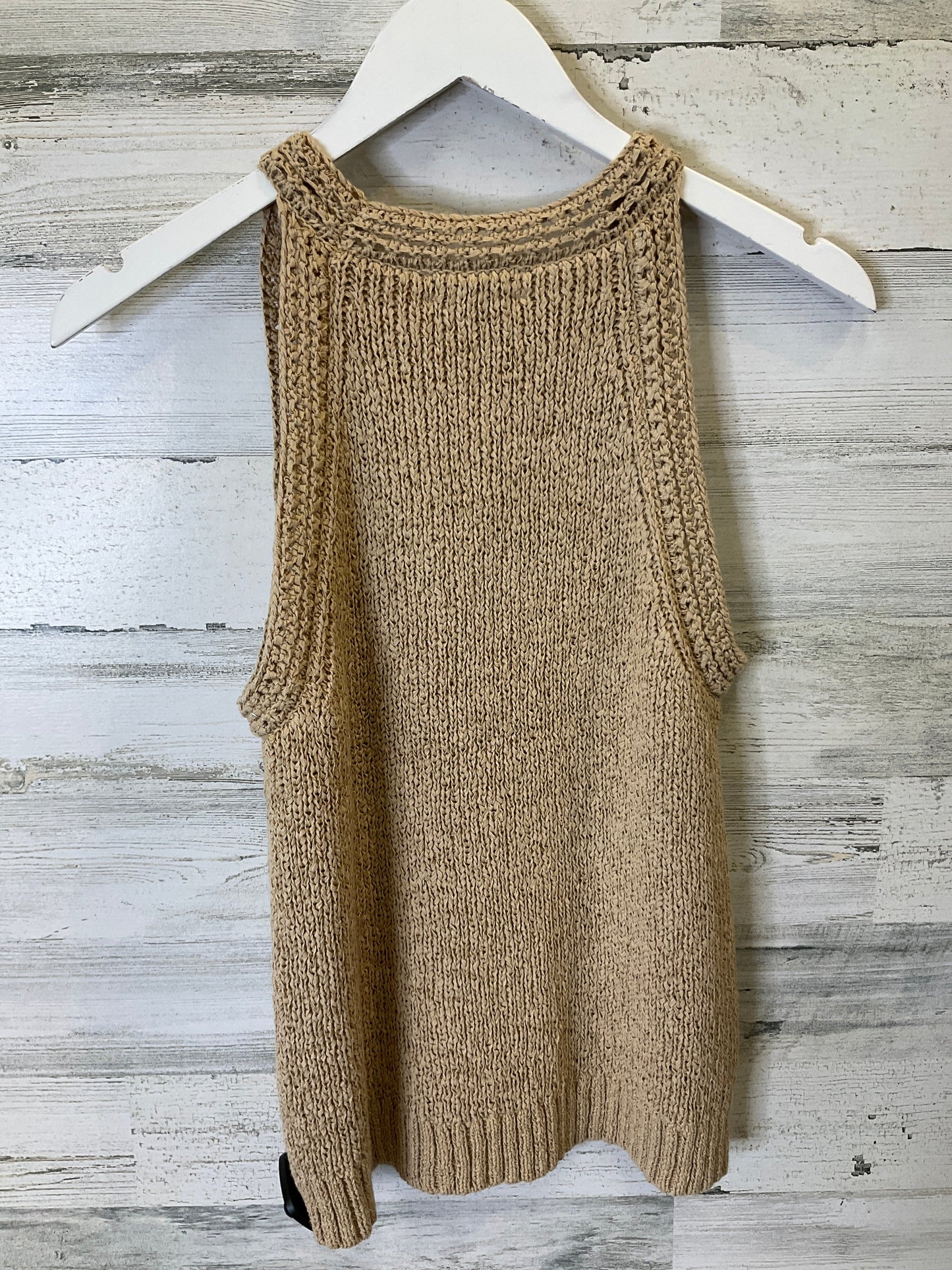 Tan Top Sleeveless J. Crew, Size S