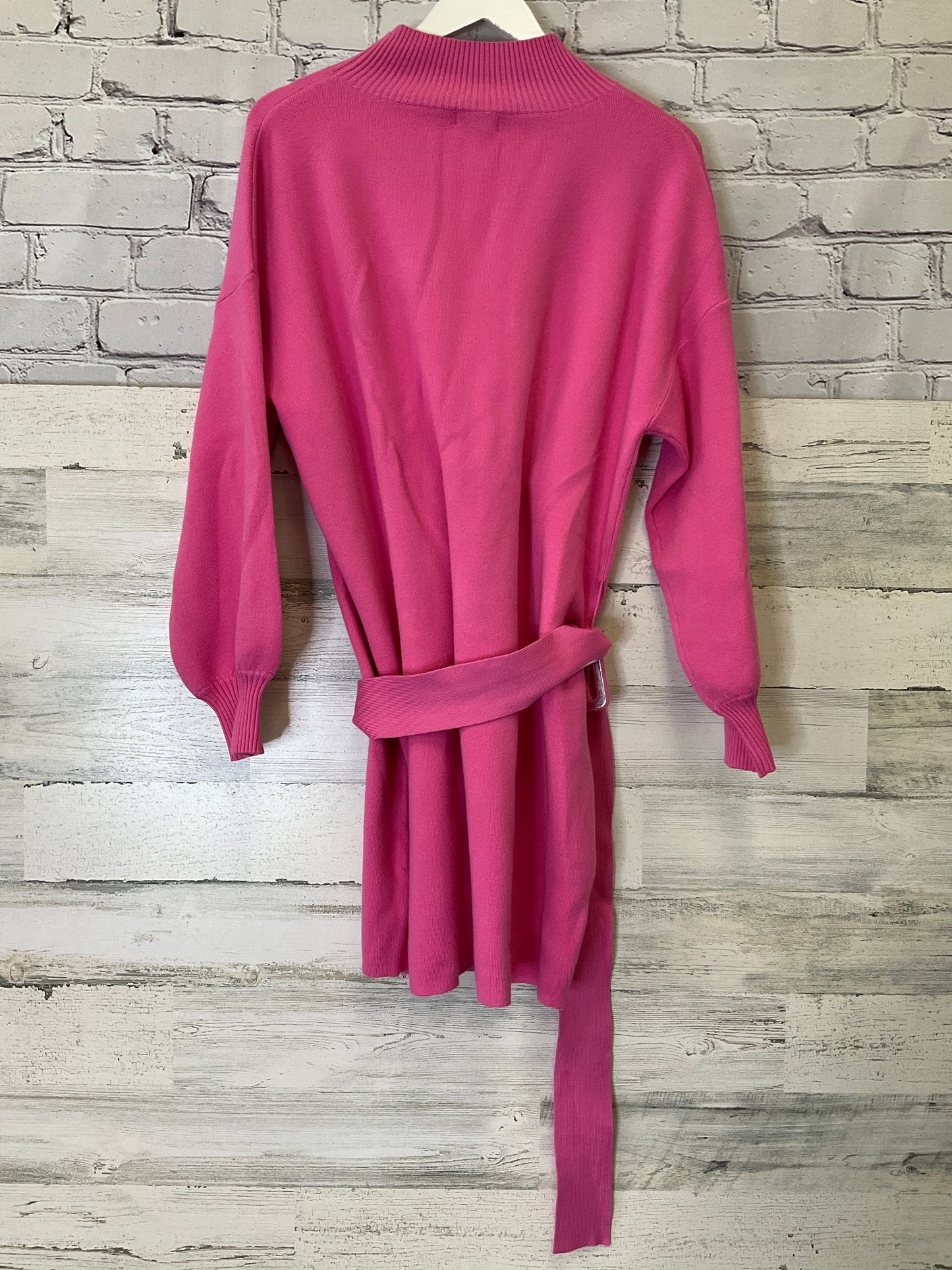 Pink Dress Casual Midi Fate, Size M