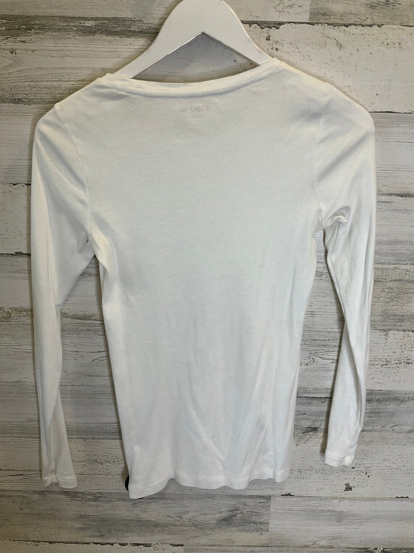 White Top Long Sleeve Caslon, Size S