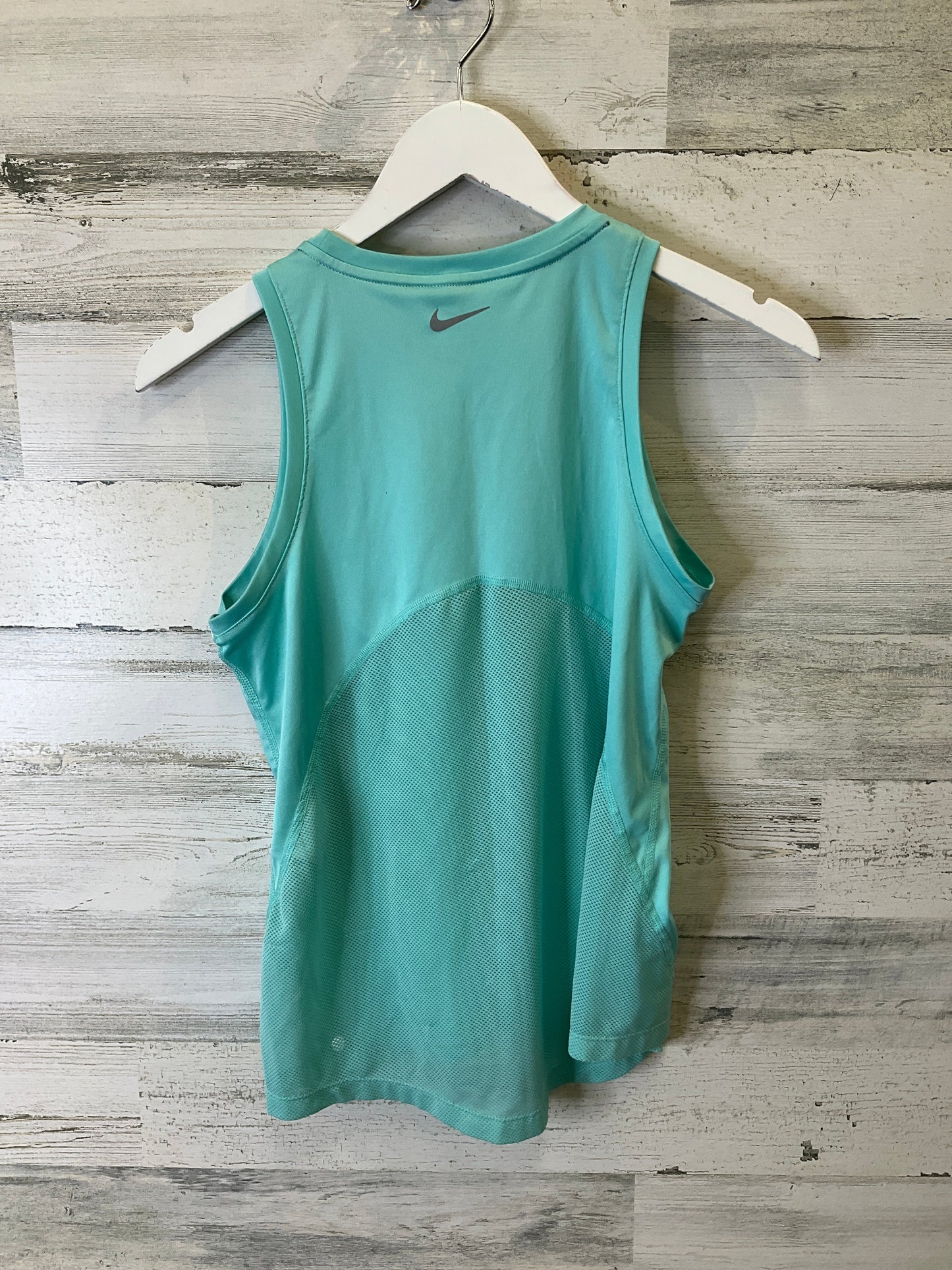 Athletic Tank Top By Nike In Aqua, Size: Xs