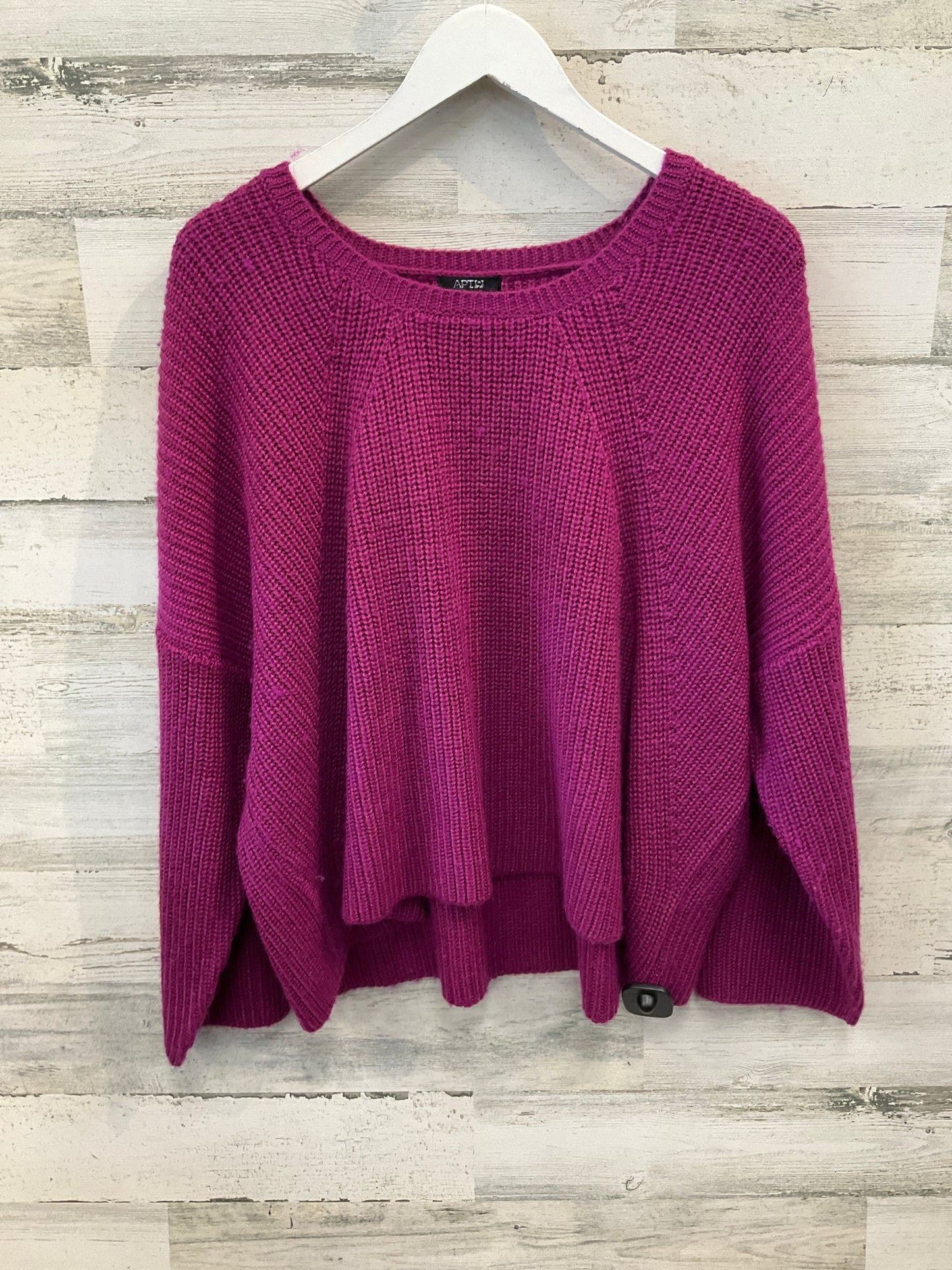 Sweater By Apt 9 In Purple, Size: M