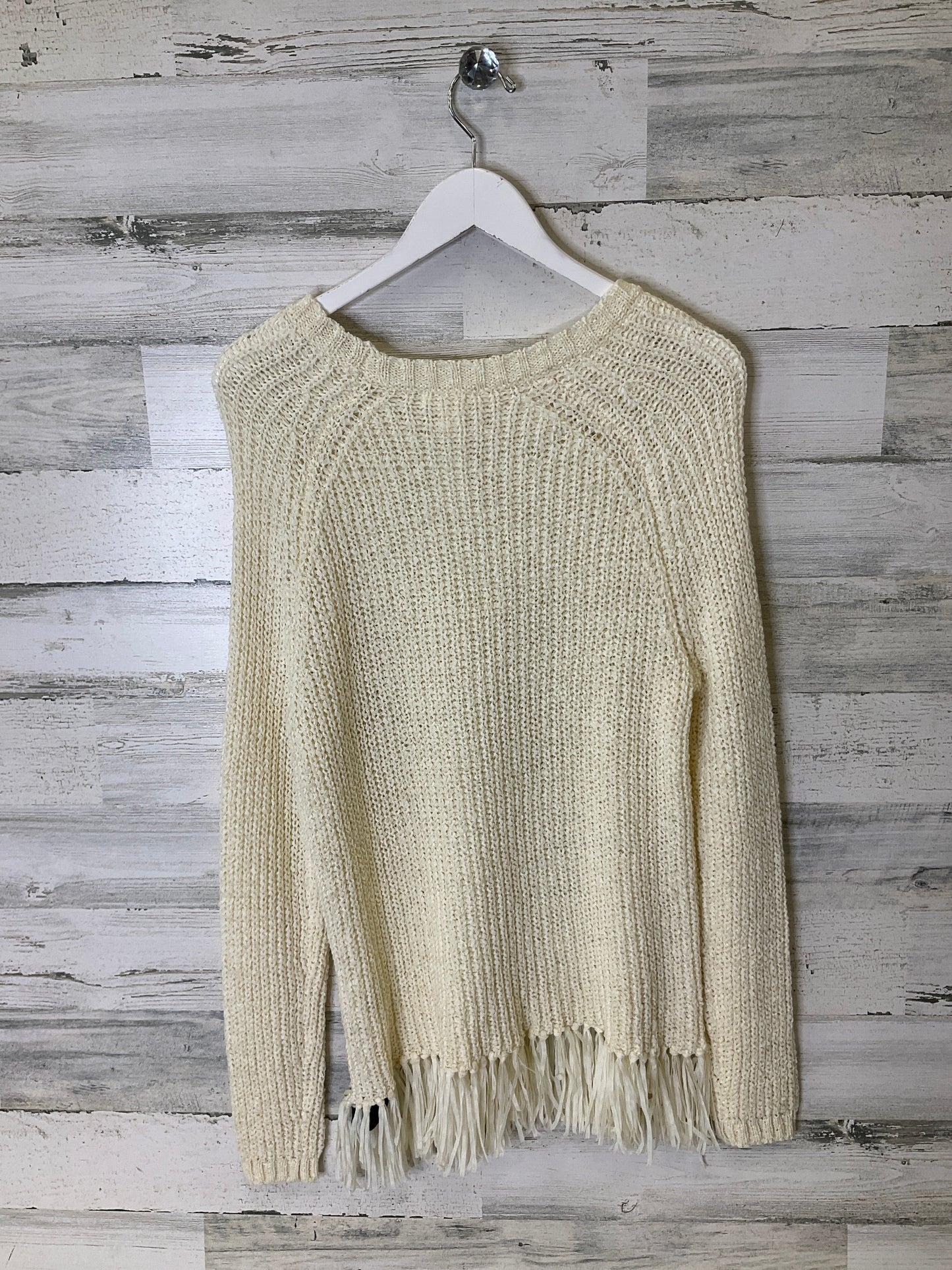 Sweater By H&m In Ivory, Size: S