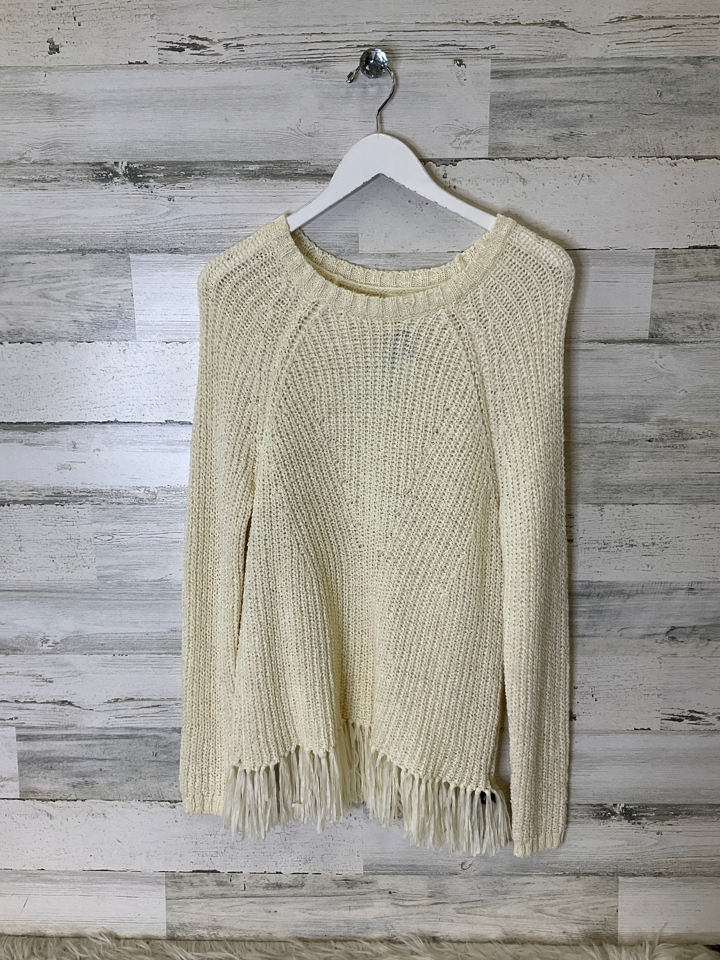 Sweater By H&m In Ivory, Size: S