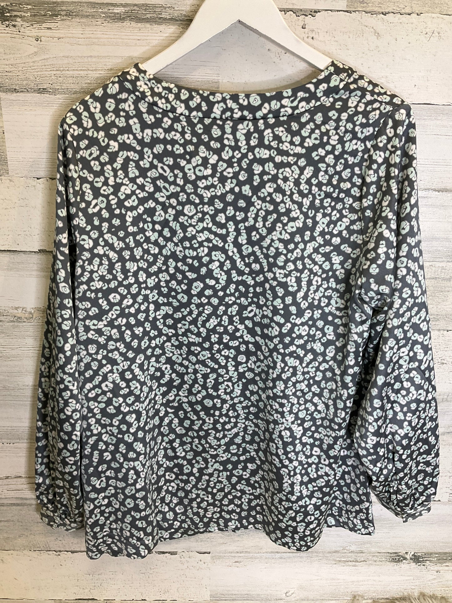 Top Long Sleeve By Alfani In Grey, Size: Xl