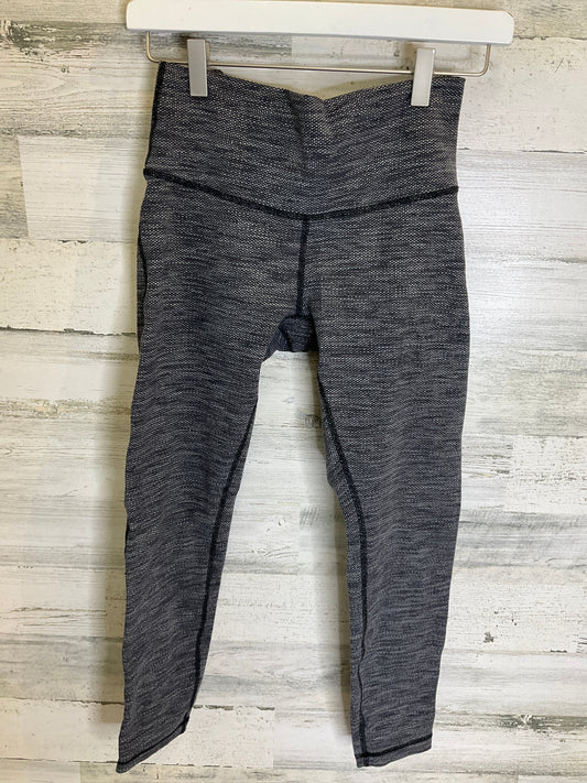 Athletic Capris By Lululemon In Grey, Size: S