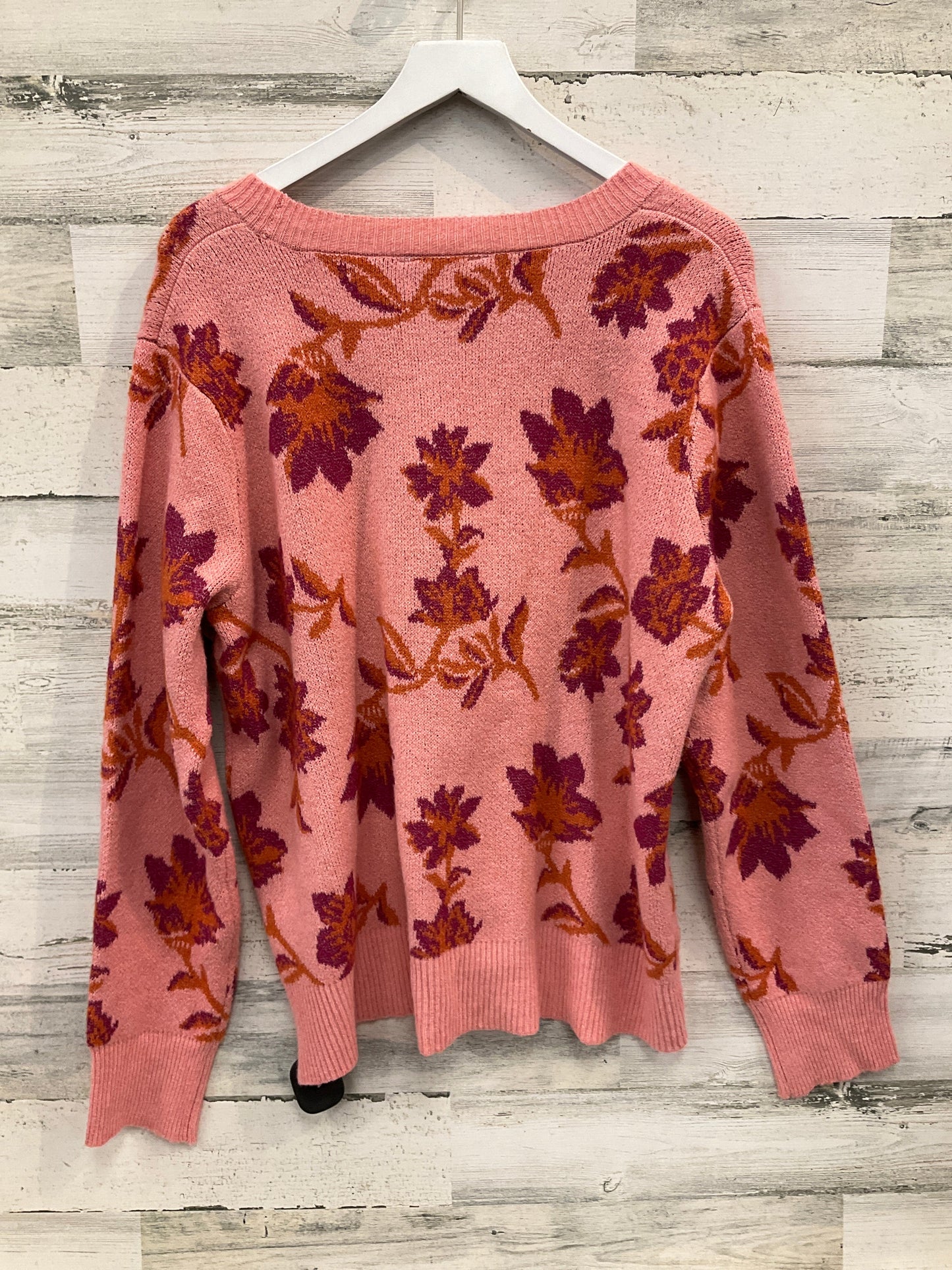 Sweater By Time And Tru In Coral, Size: Xxl