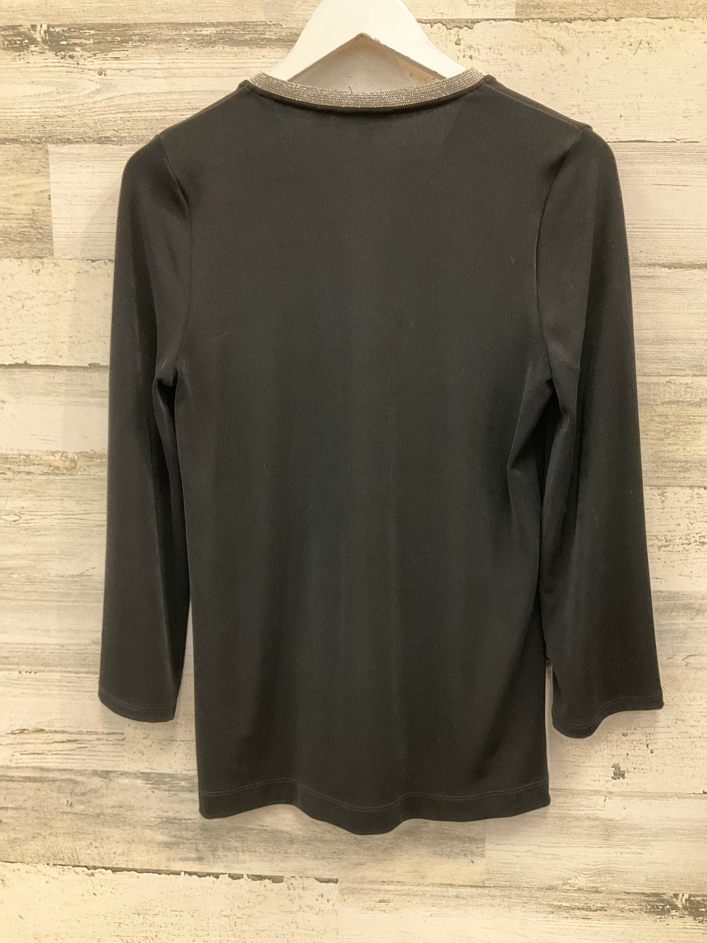 Top Long Sleeve By Chicos In Black, Size: Xs