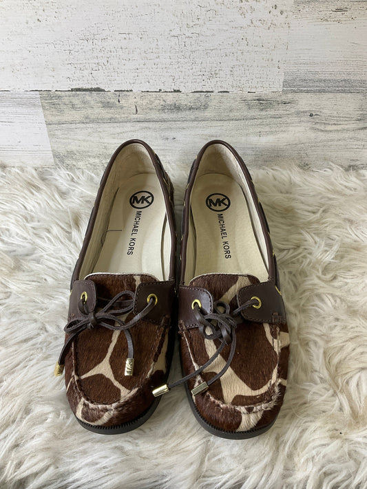 Shoes Flats By Michael Kors In Brown, Size: 10