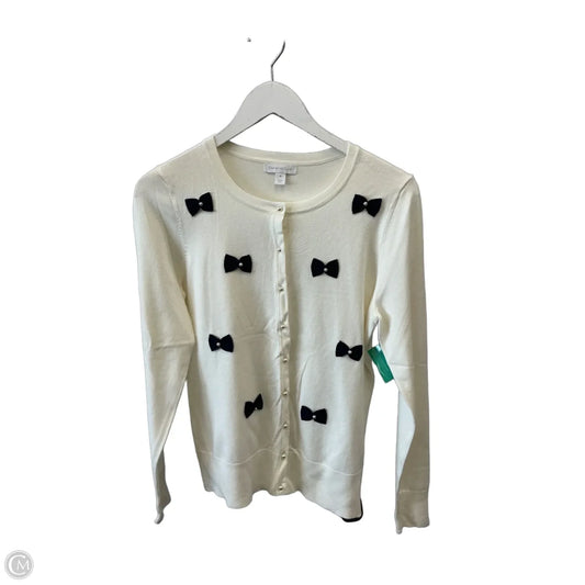 Cardigan By Charter Club In White, Size: M