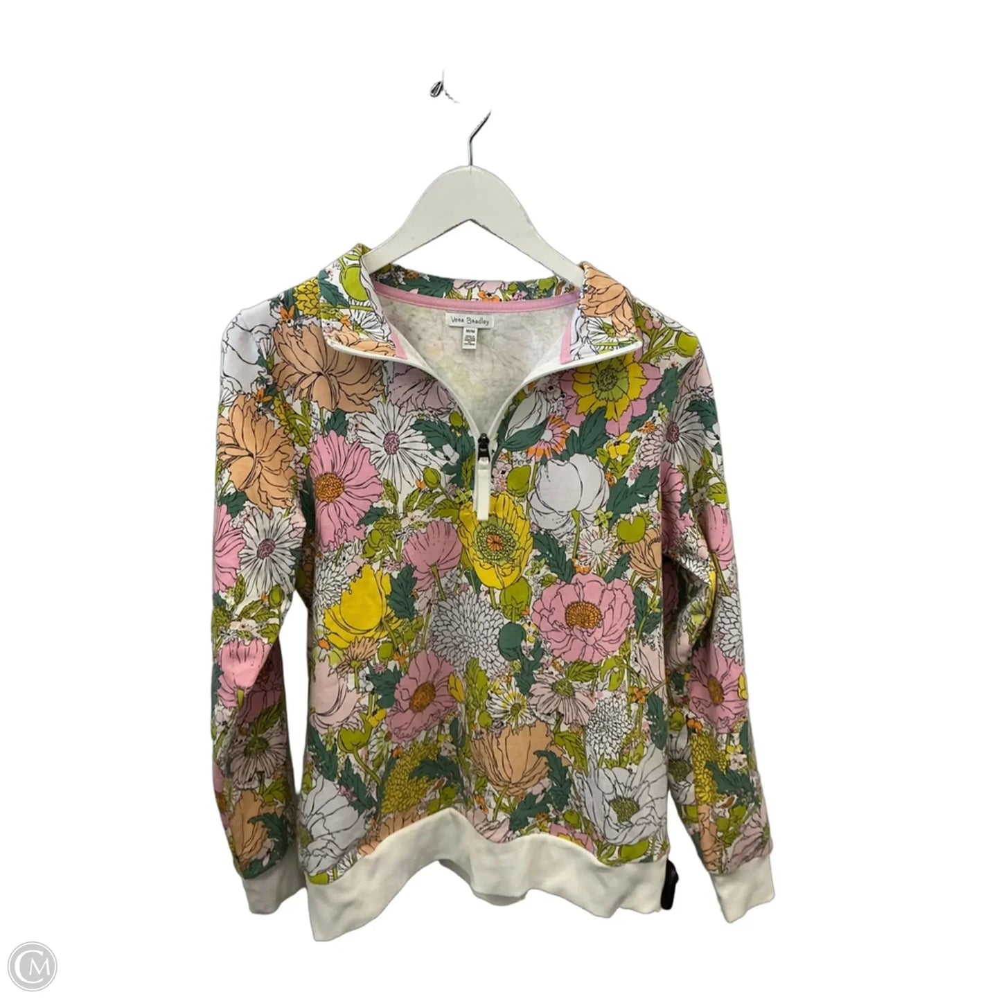 Top Long Sleeve By Vera Bradley In Floral Print, Size: M