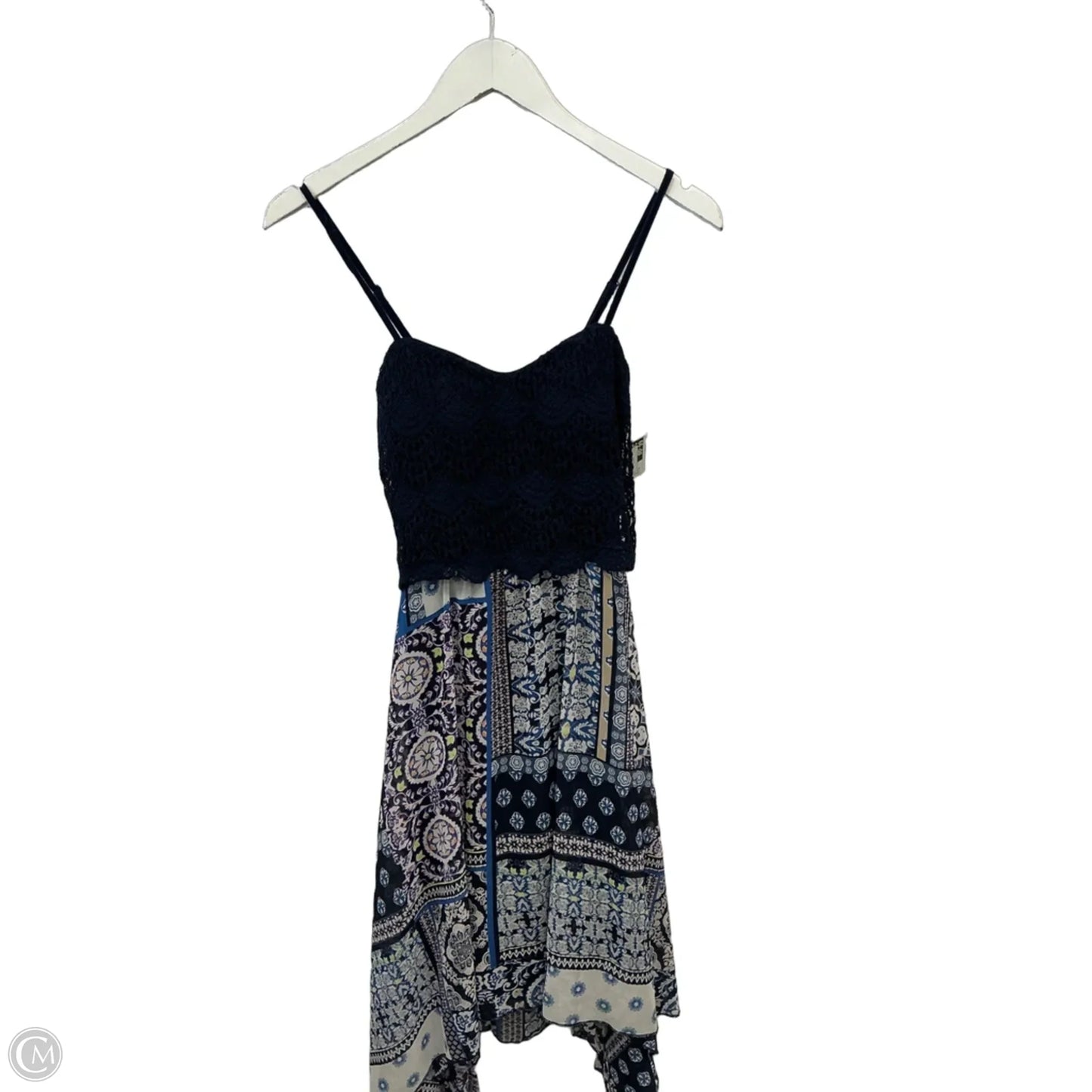 Dress Casual Midi By Almost Famous In Blue, Size: M