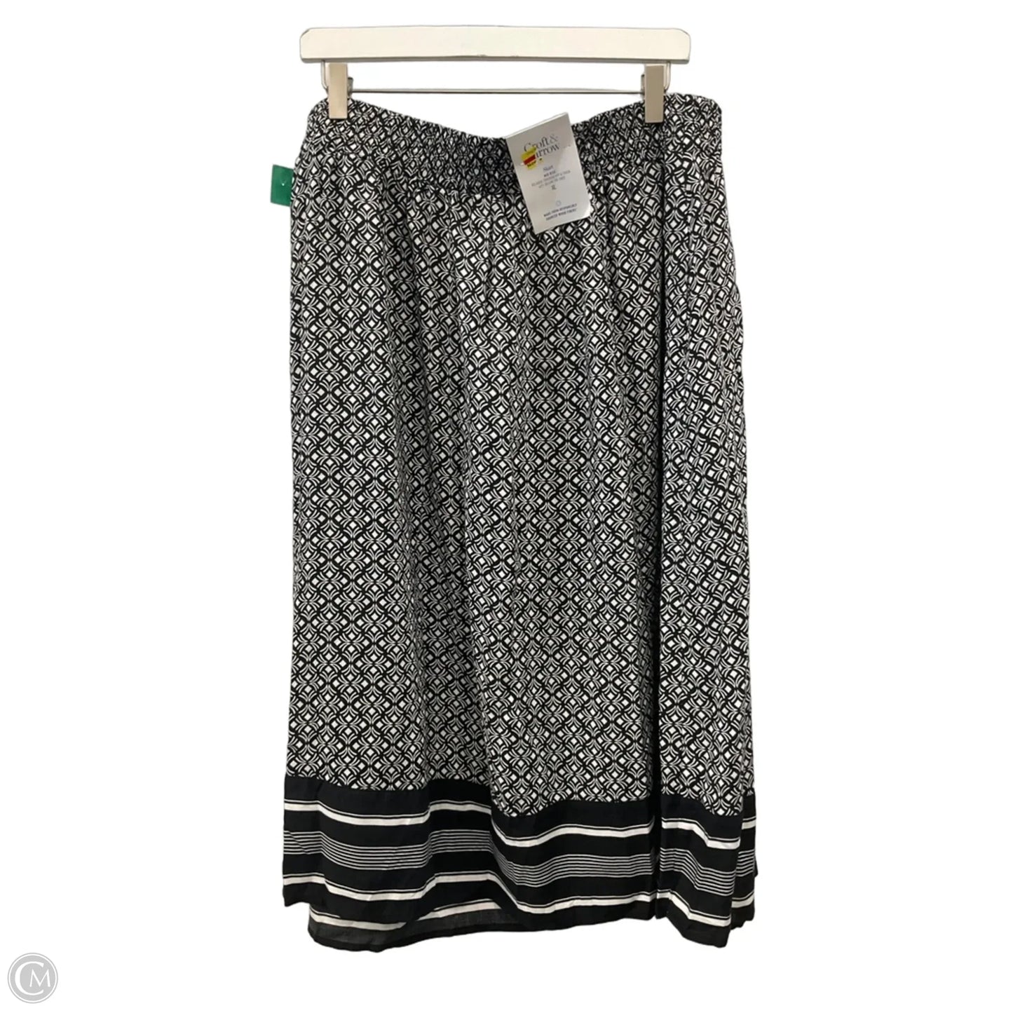 Skirt Maxi By Croft And Barrow In Black, Size: Xl