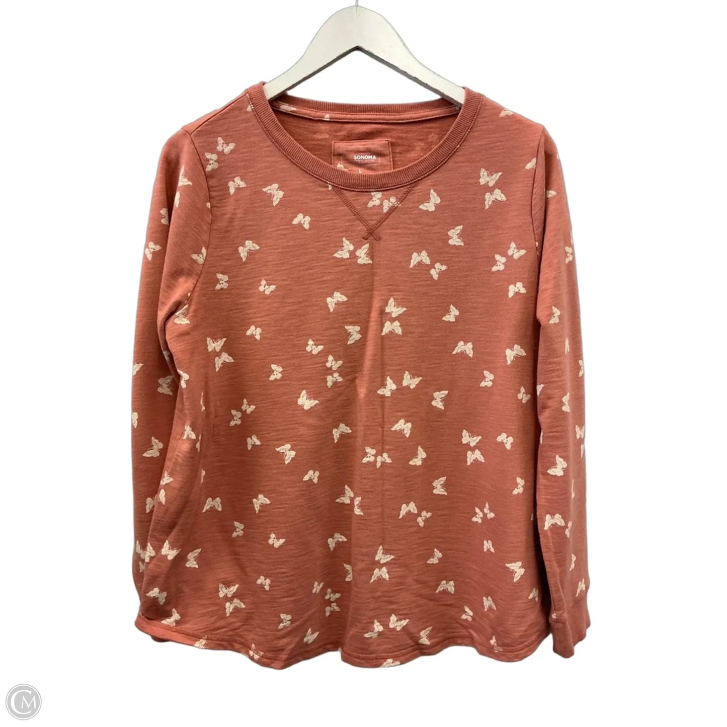 Top Long Sleeve By Sonoma In Pink, Size: L