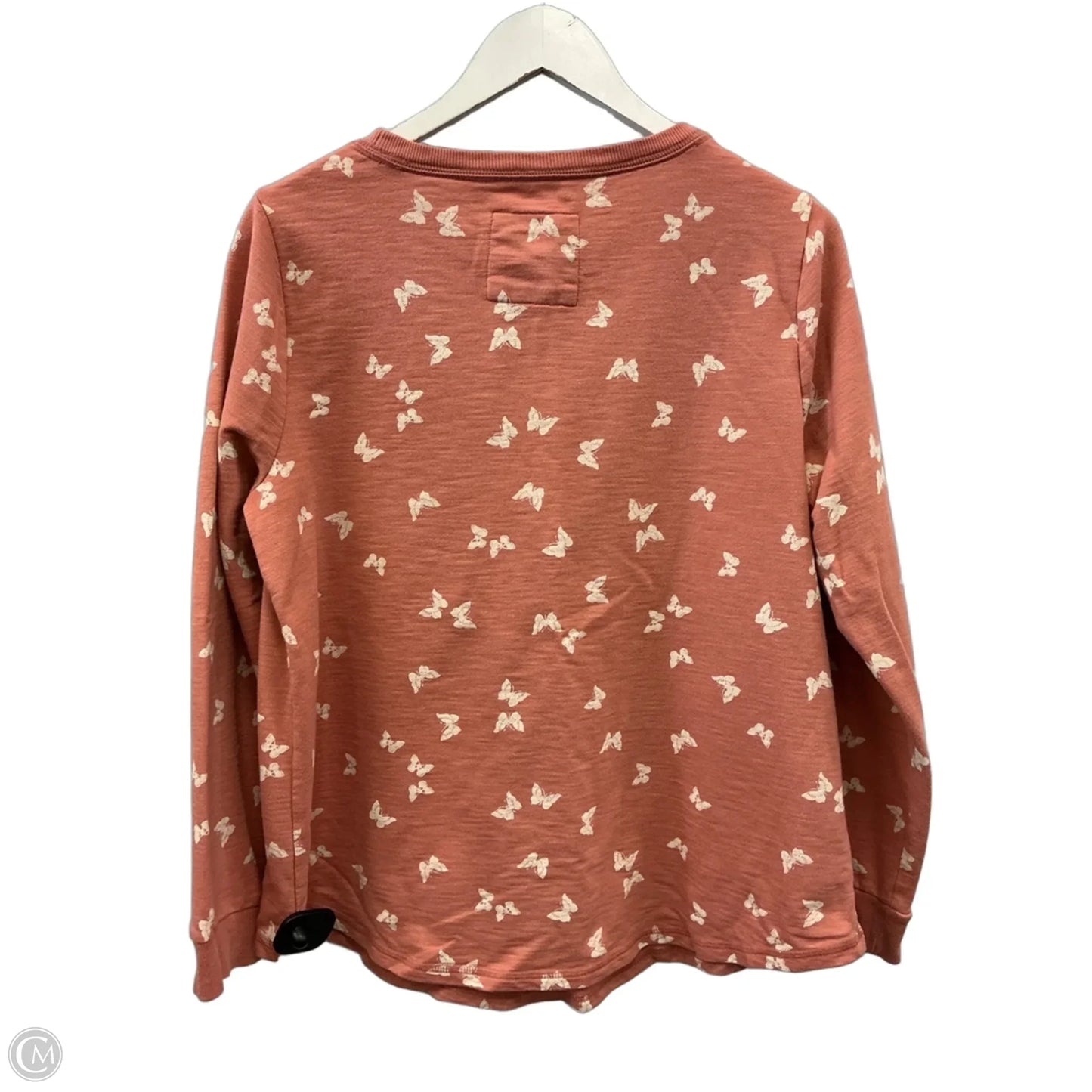 Top Long Sleeve By Sonoma In Pink, Size: L