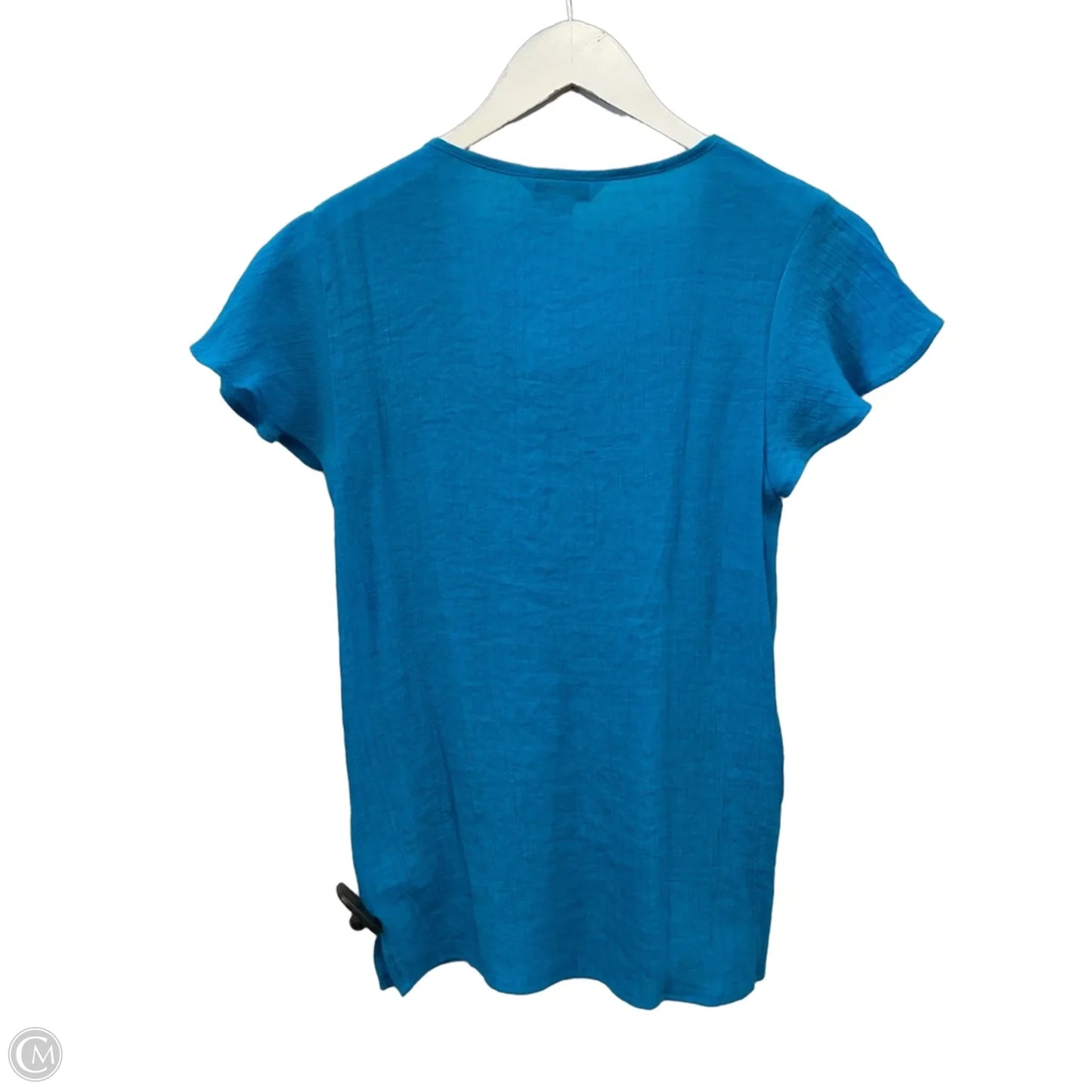 Top Short Sleeve By Counterparts In Blue, Size: S