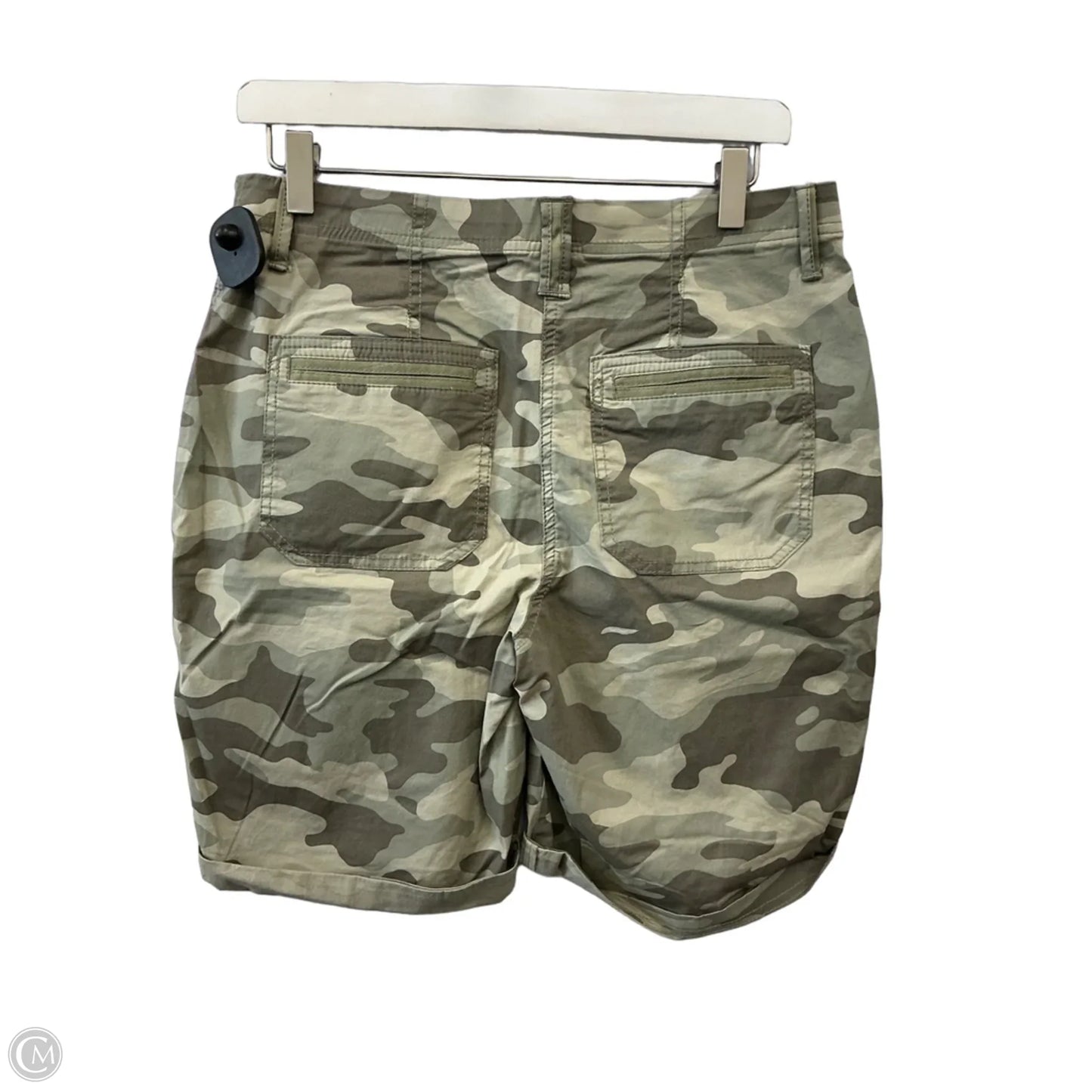 Shorts By Chicos In Camouflage Print, Size: 4